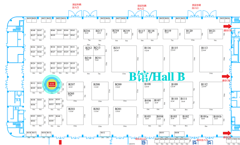 INZOC展位号： B358(B馆)
