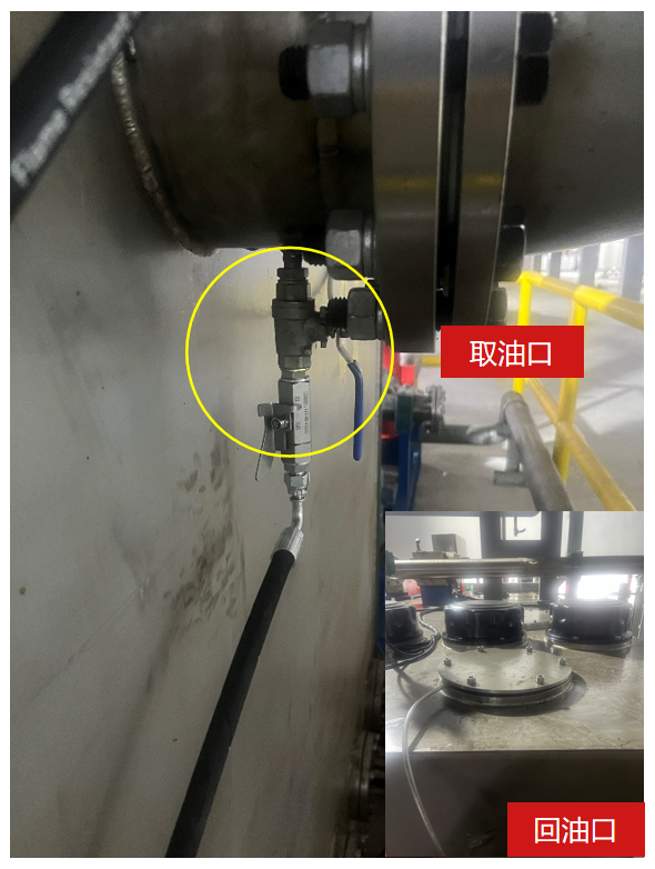 广西仙鹤新材料3P靴压油站在线油液监测系统应用案例 图3
